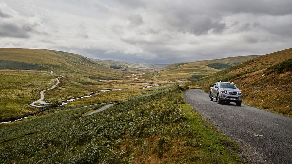 The Elan Valley combines epic scenery with winding roads 